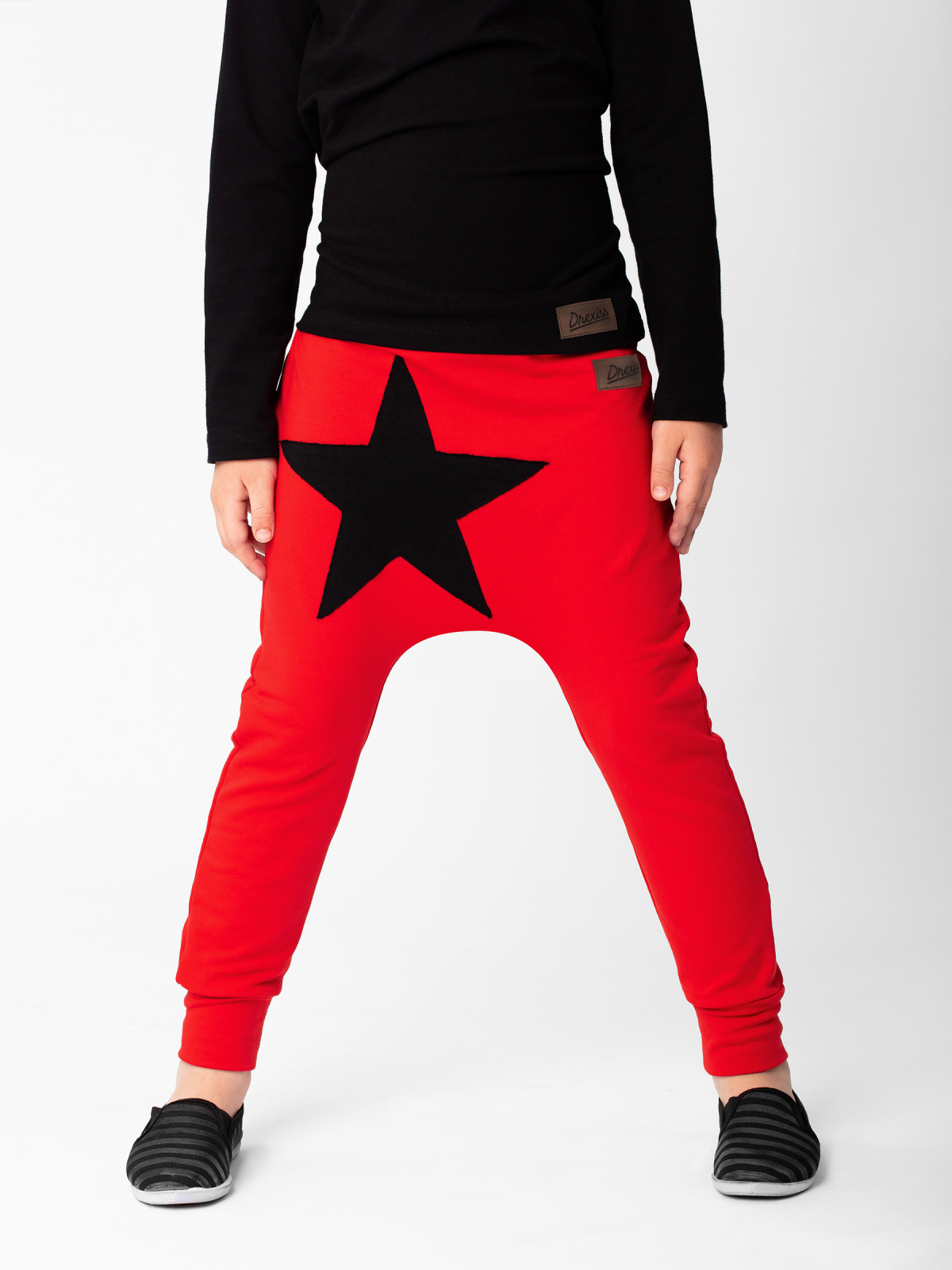 Levně Drexiss baggy RED STAR