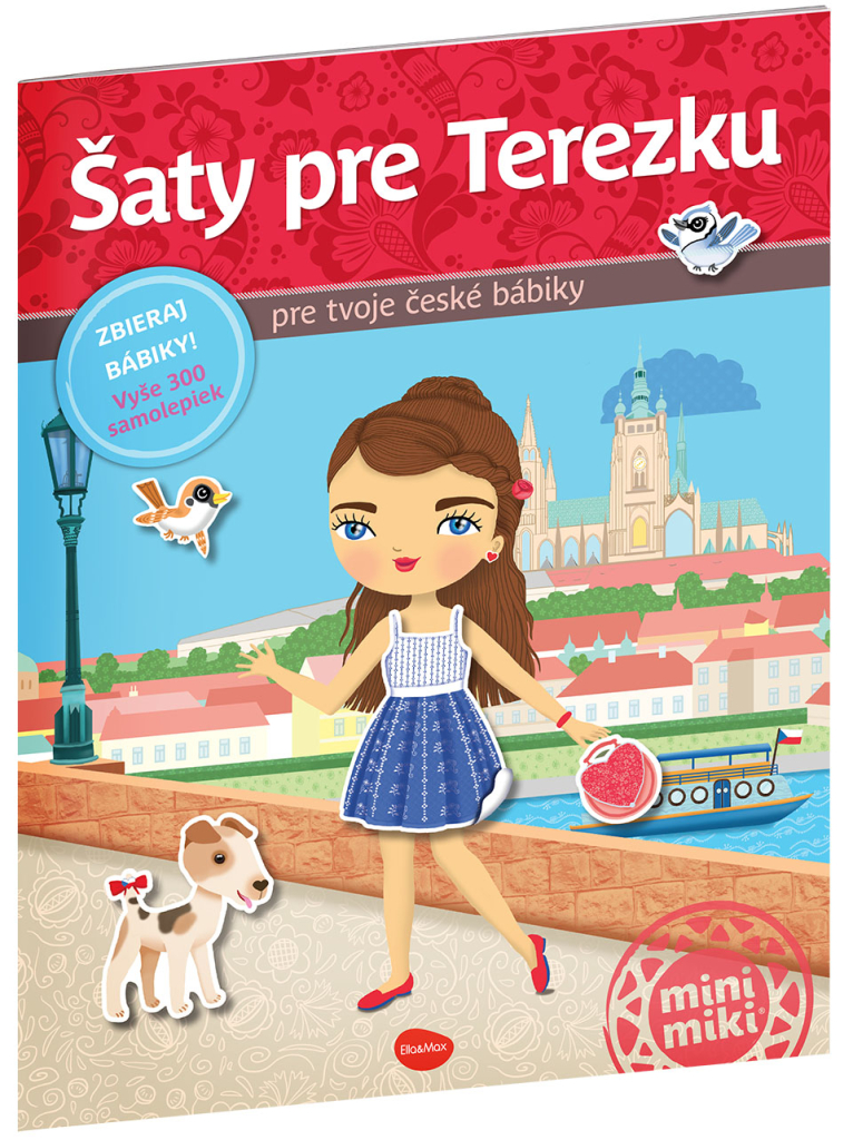 Levně ELLA & MAX Šaty pre TEREZKU ─ Kniha samolepiek