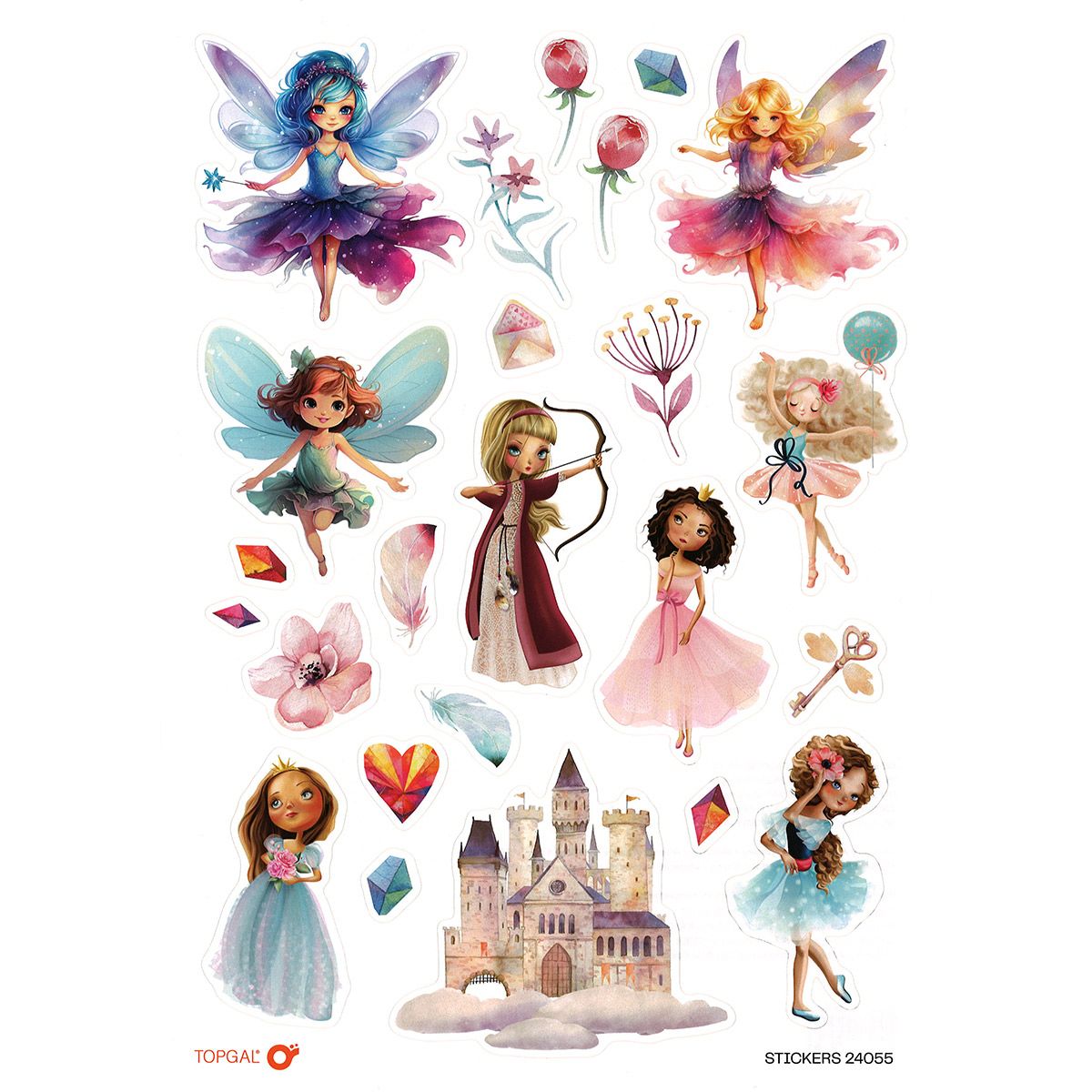 Levně Samolepky Fairytale Topgal STICKERS 24055