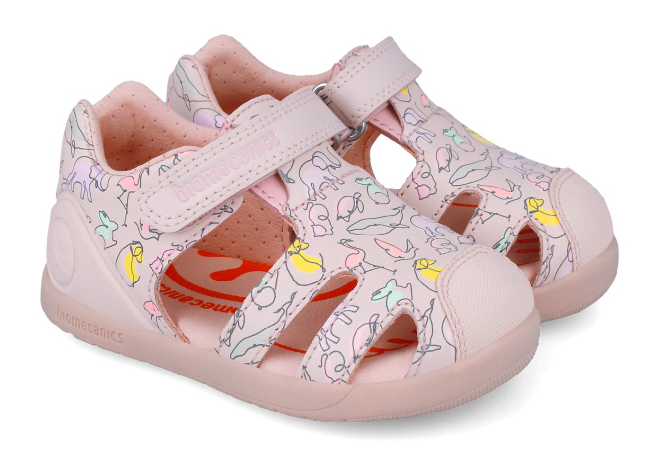 Dětské sandálky Biomecanics 252167-A779 Cotton Velikost: 25, Vnitřní délka boty: 16,0 cm