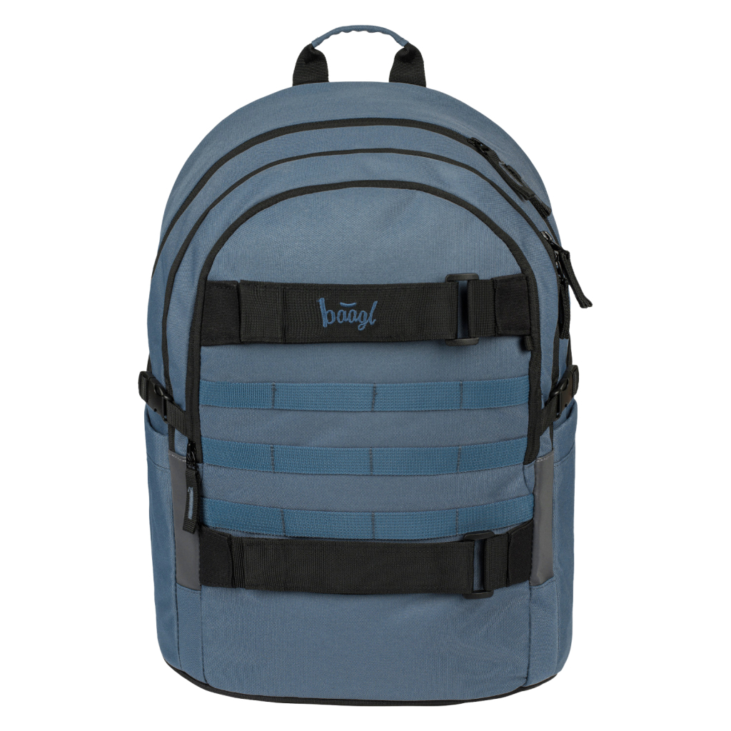 Levně BAAGL Školní batoh Skate Dust Blue