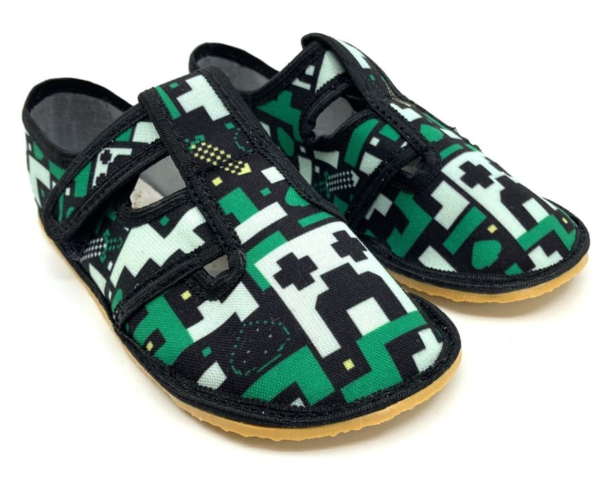 Levně Barefoot bačkory Crave Blocks