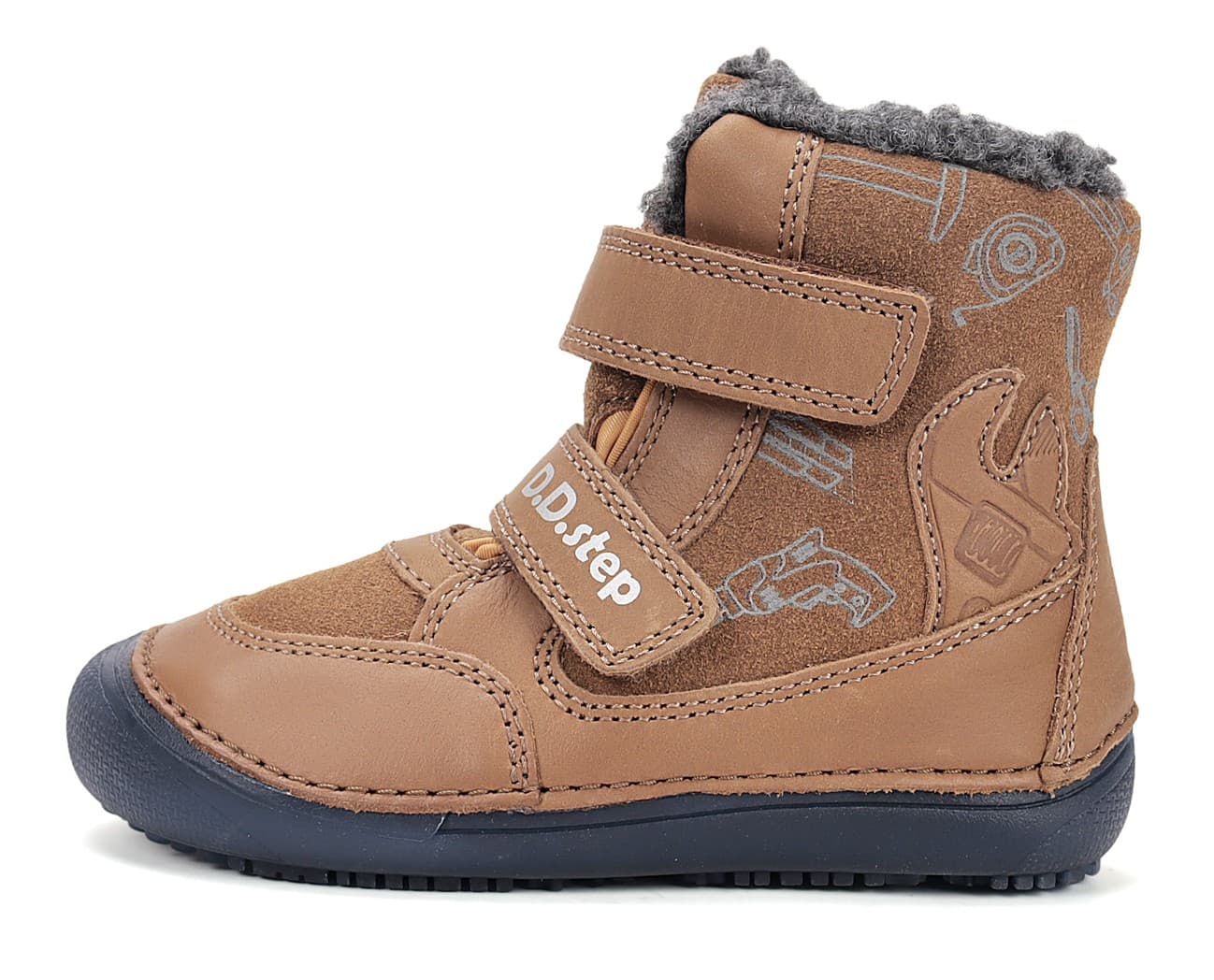 Levně Zimní boty DD Step W063-52130A Chocolate