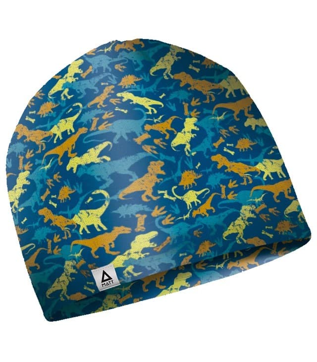 Levně Funkční dětská čepice Matt Kid Premium Cap Dinoroar