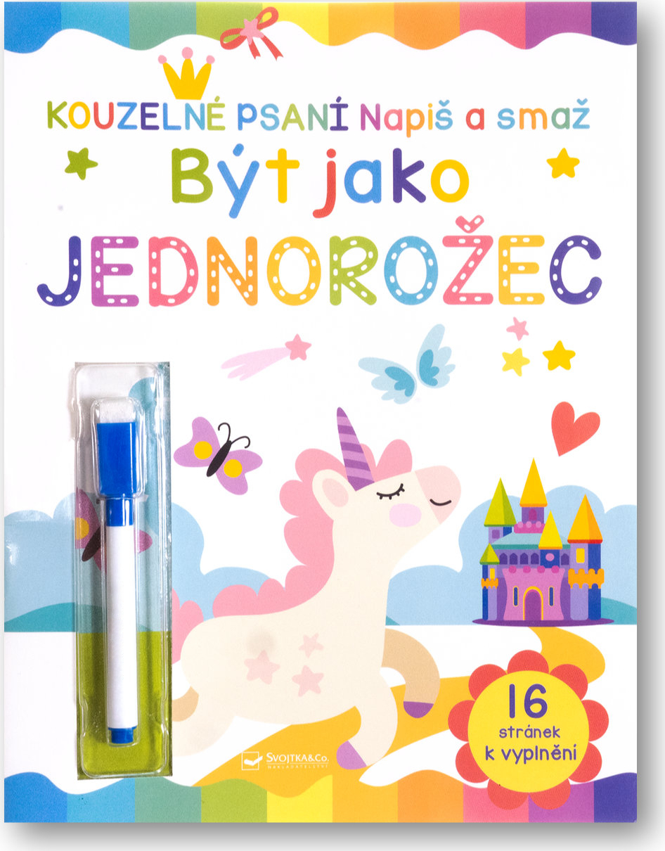 Levně Být jako jednorožec Napiš a smaž