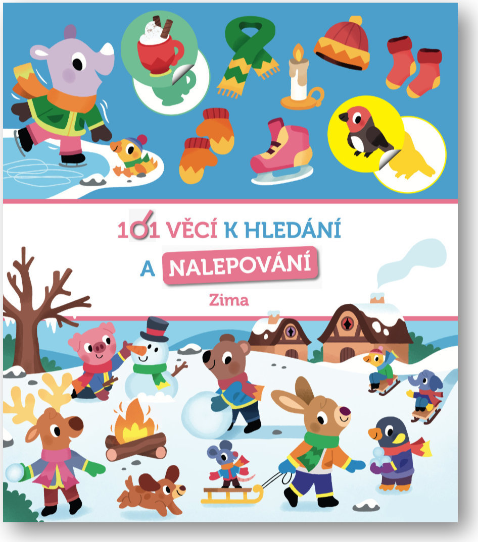 Levně 101 věcí k hledání a nalepování Zima