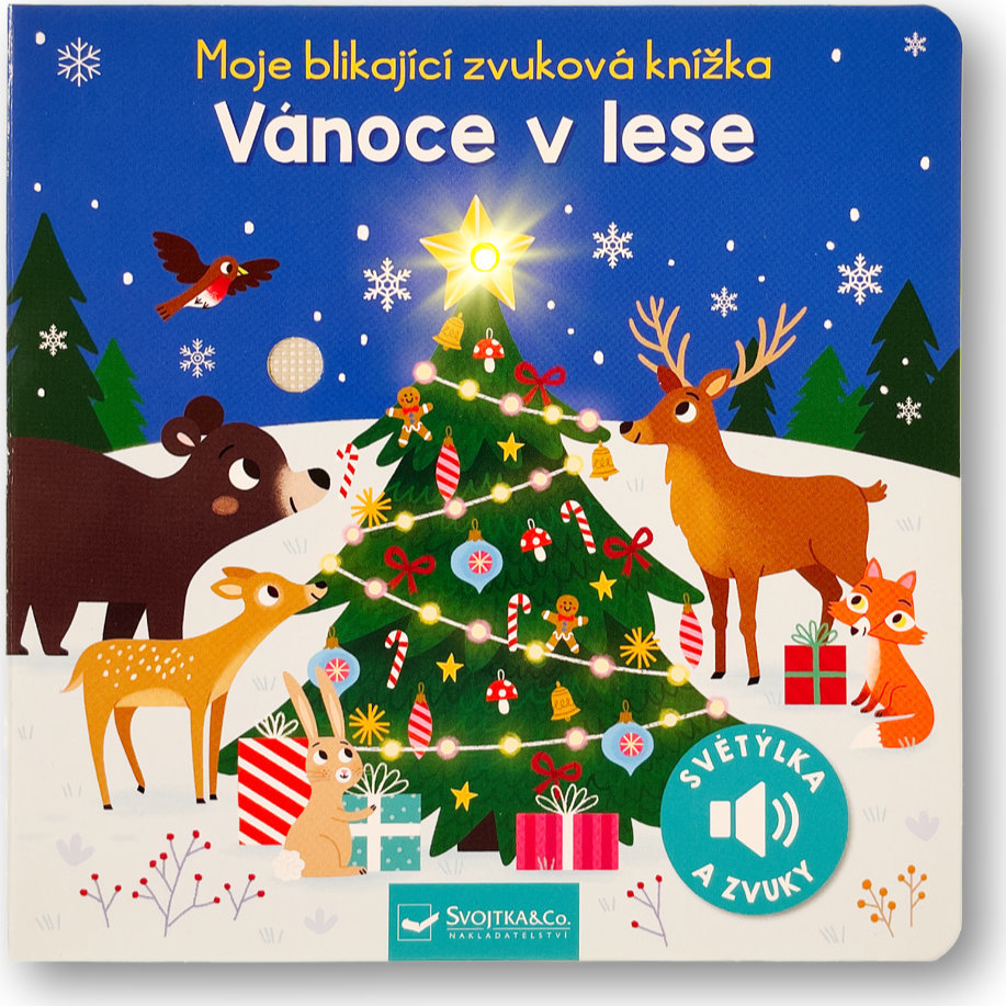 Levně Moje blikající zvuková knížka Vánoce v lese Kasia Dudziuk, Maria Hoeck