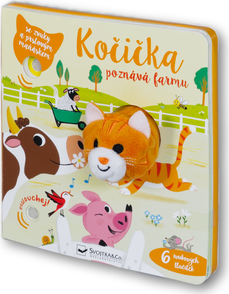 Levně Kočička poznává farmu - se zvuky a prstovým maňáskem