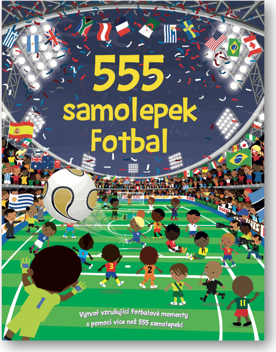 555 samolepek - Fotbal