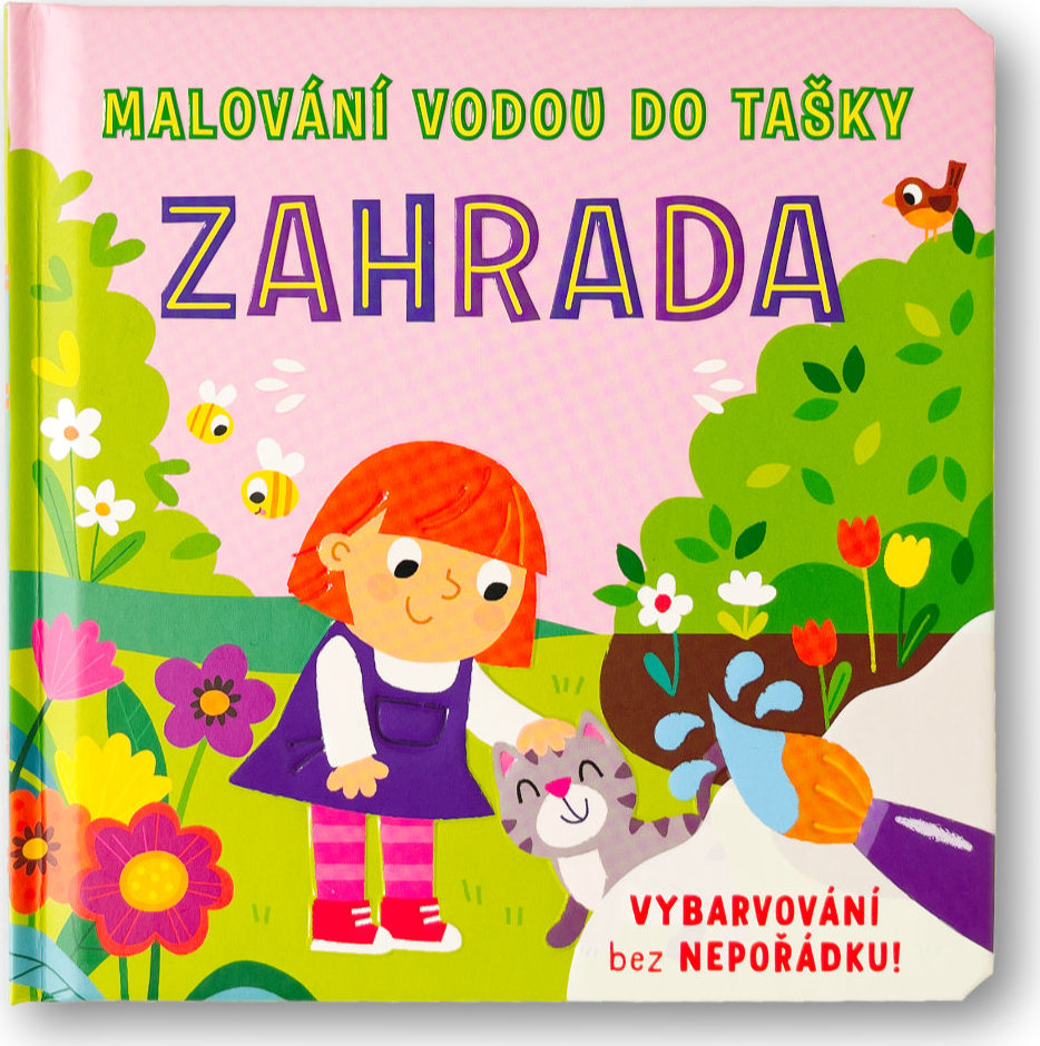 Levně Malování vodou do tašky Zahrada Samantha Meredith