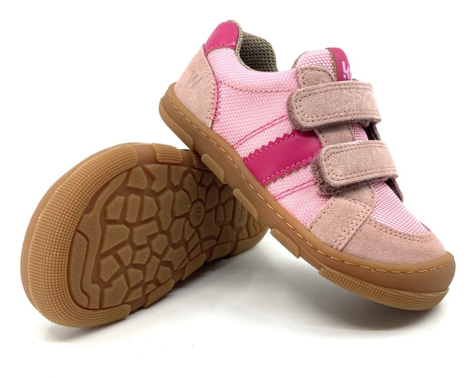 Levně Barefoot boty Koel - Kobi W Fabrics Pink