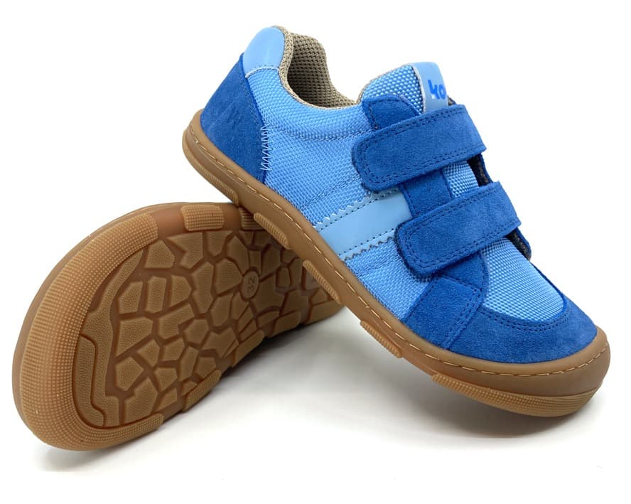 Levně Barefoot boty Koel - Kobi W Fabrics Royal Blue