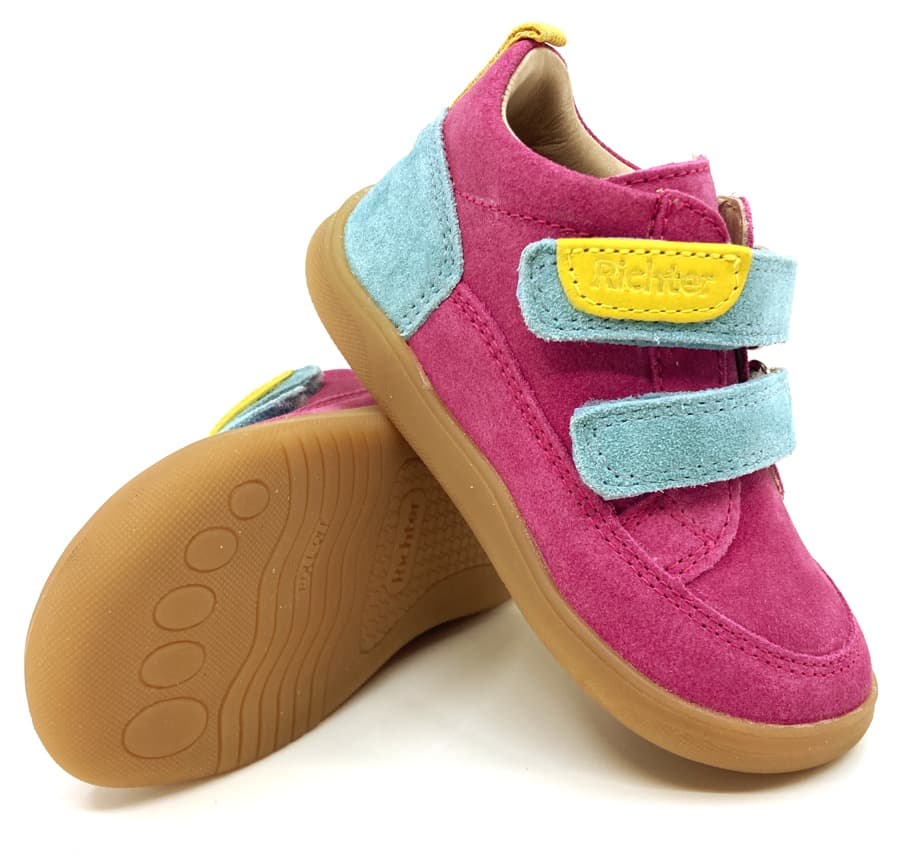Levně Barefoot boty Richter - 0752 3211 - Pink/ Jelly