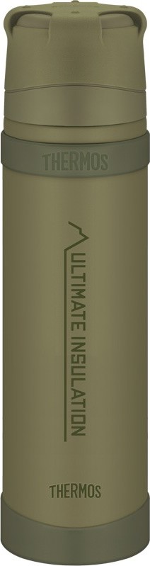 Levně Thermos Termoska se šálkem do extrémních podmínek - khaki 0,9