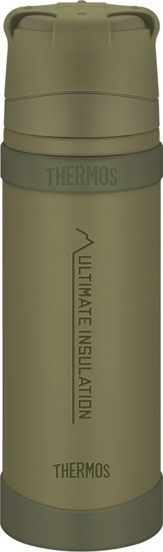 Levně Thermos Termoska se šálkem do extrémních podmínek - khaki 0,5