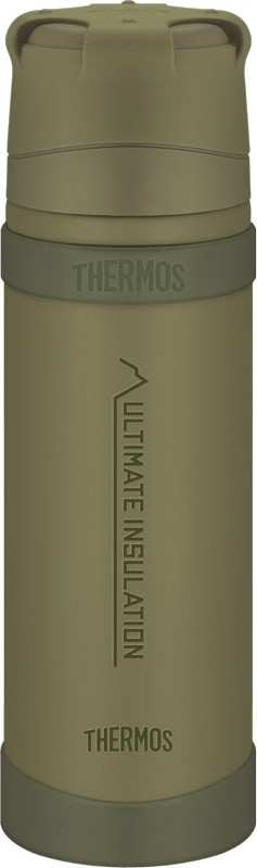 Levně Thermos Termoska se šálkem do extrémních podmínek - khaki 0,75