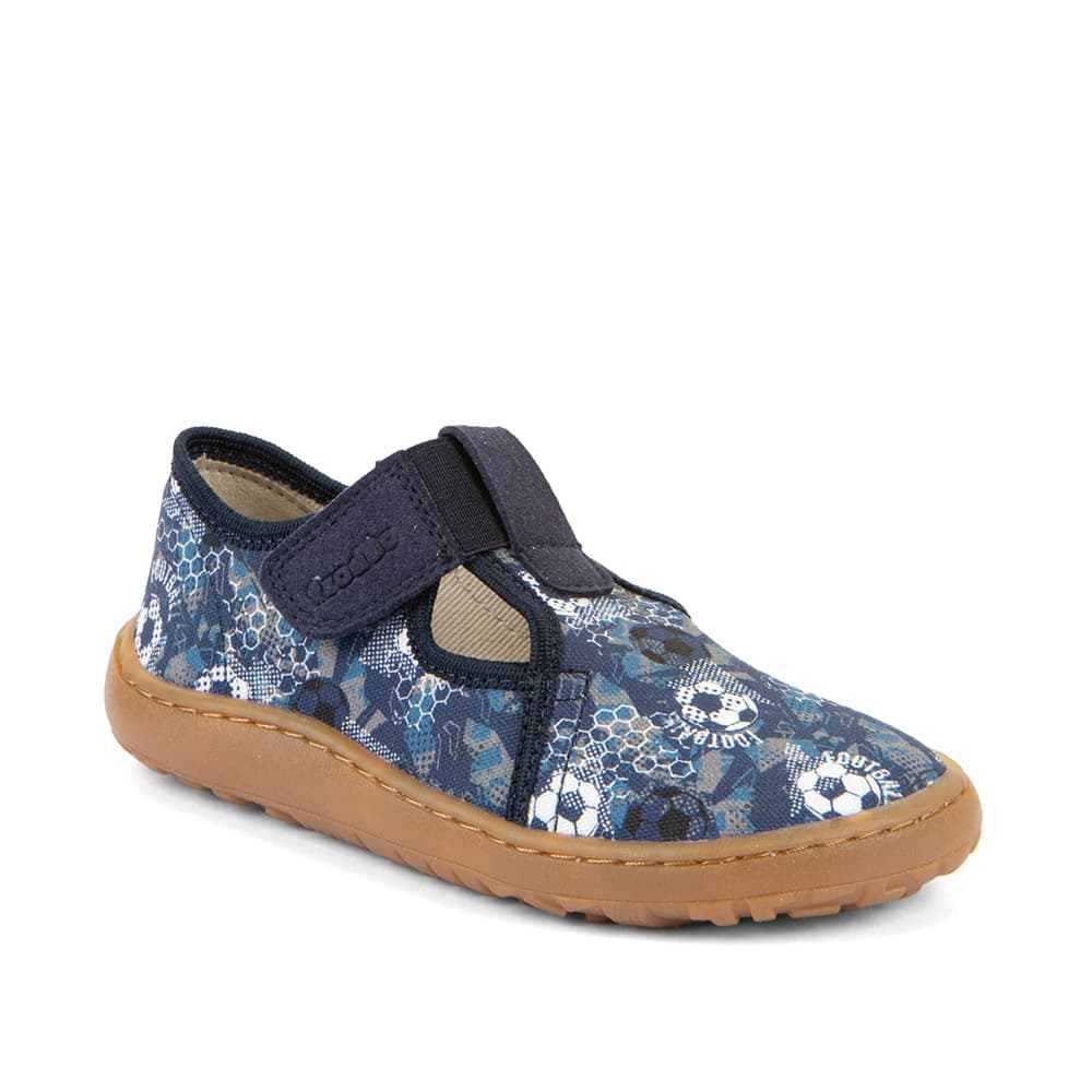 Levně Barefoot Froddo Canvas T-bar G1700439-5 Blue