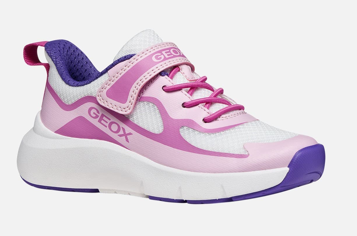 Levně Geox J Pro-ran Pink/White