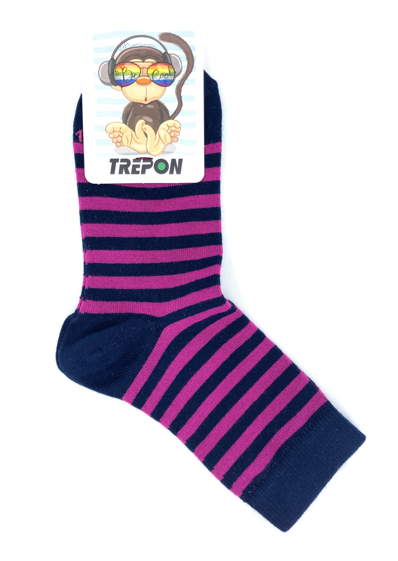 Bambusové ponožky Trepon BABAR fuchsiové Velikost: 23 - 26