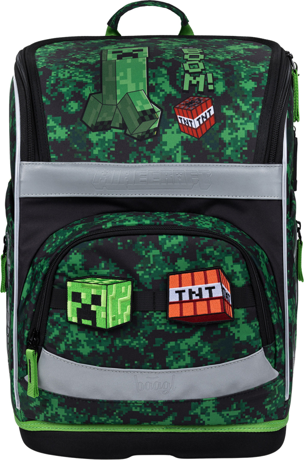 Levně BAAGL Školní aktovka Zippy Plus Minecraft Boom