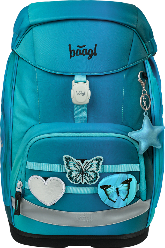 Levně BAAGL Školní batoh Airy Plus Butterfly GRS