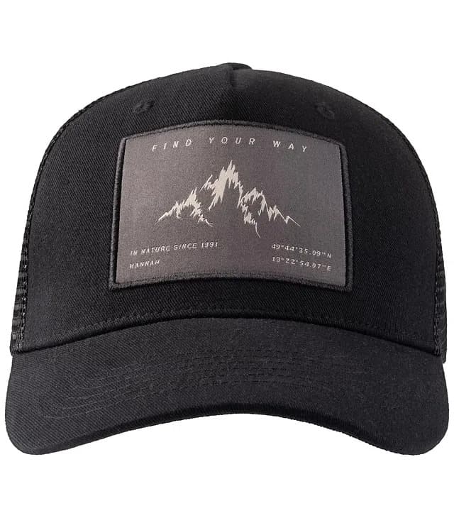 Levně Pánská kšiltovka HANNAH TRUCKER anthracite
