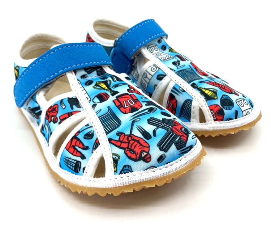 Levně Barefoot papuče Jonap Home New Hokej