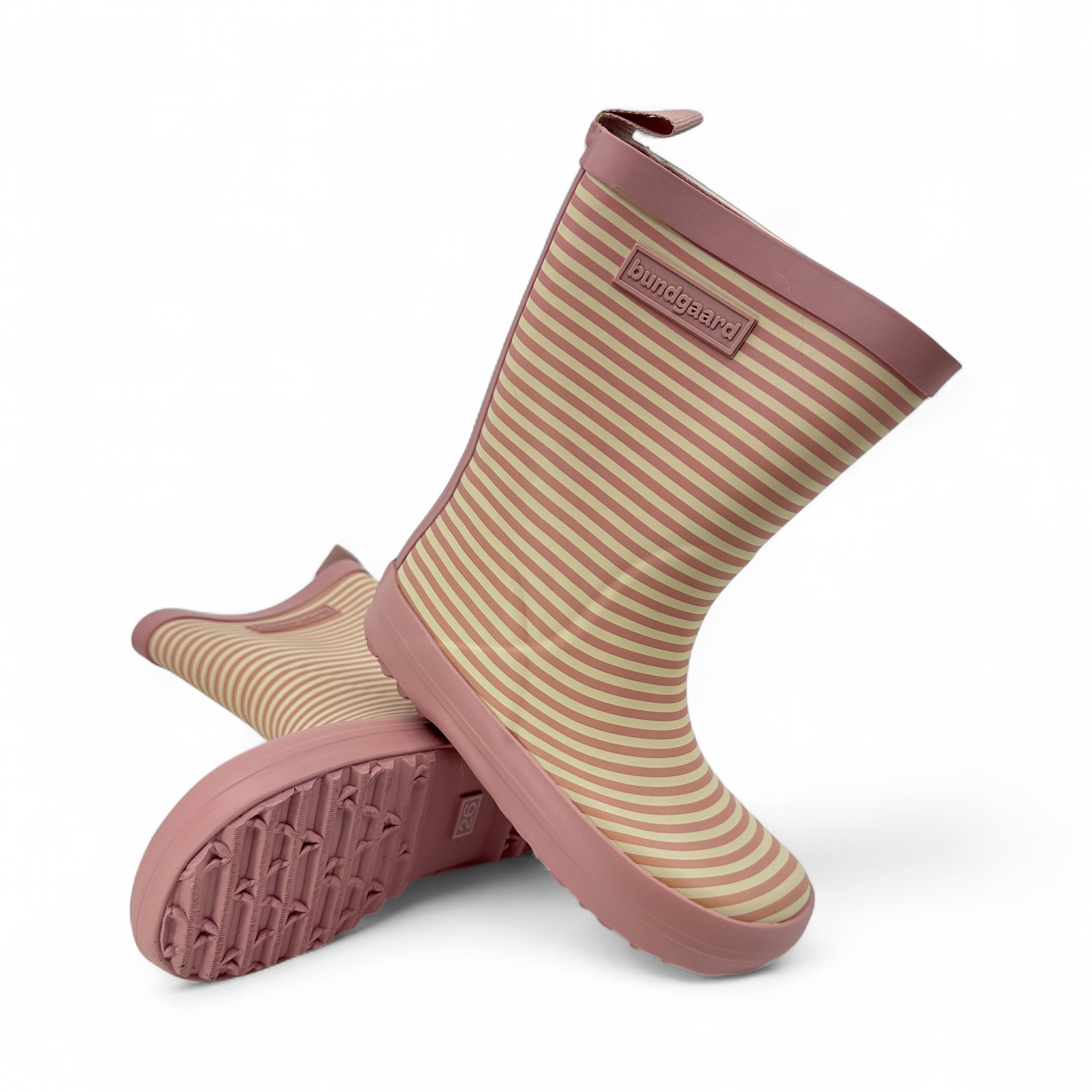 Levně Barefoot holínky Bundgaard Charly Vintage Rose Stripe