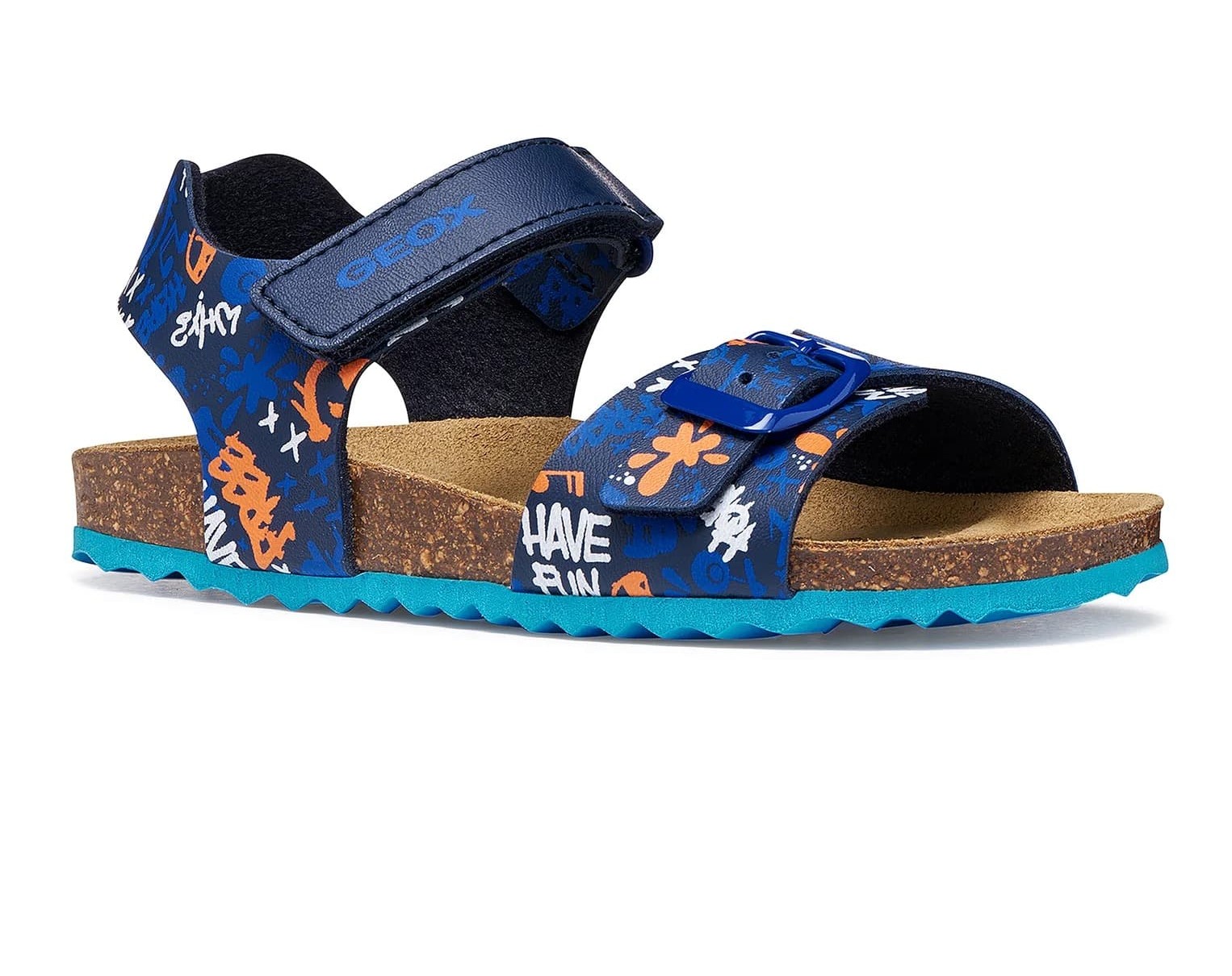 Levně Dětské sandále Geox Ghitta B.B J028 Navy/ Blue