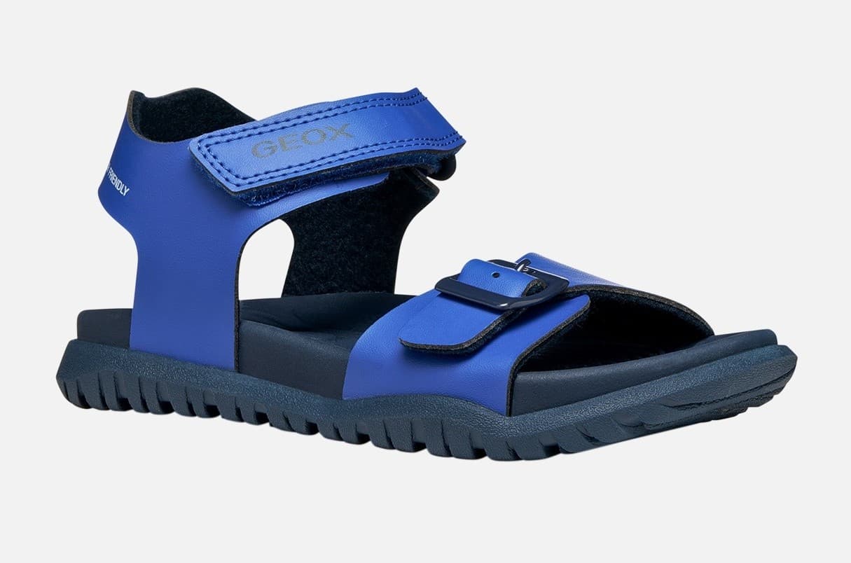 Levně Dětské sandále Geox Fusbetto Royal/ Navy