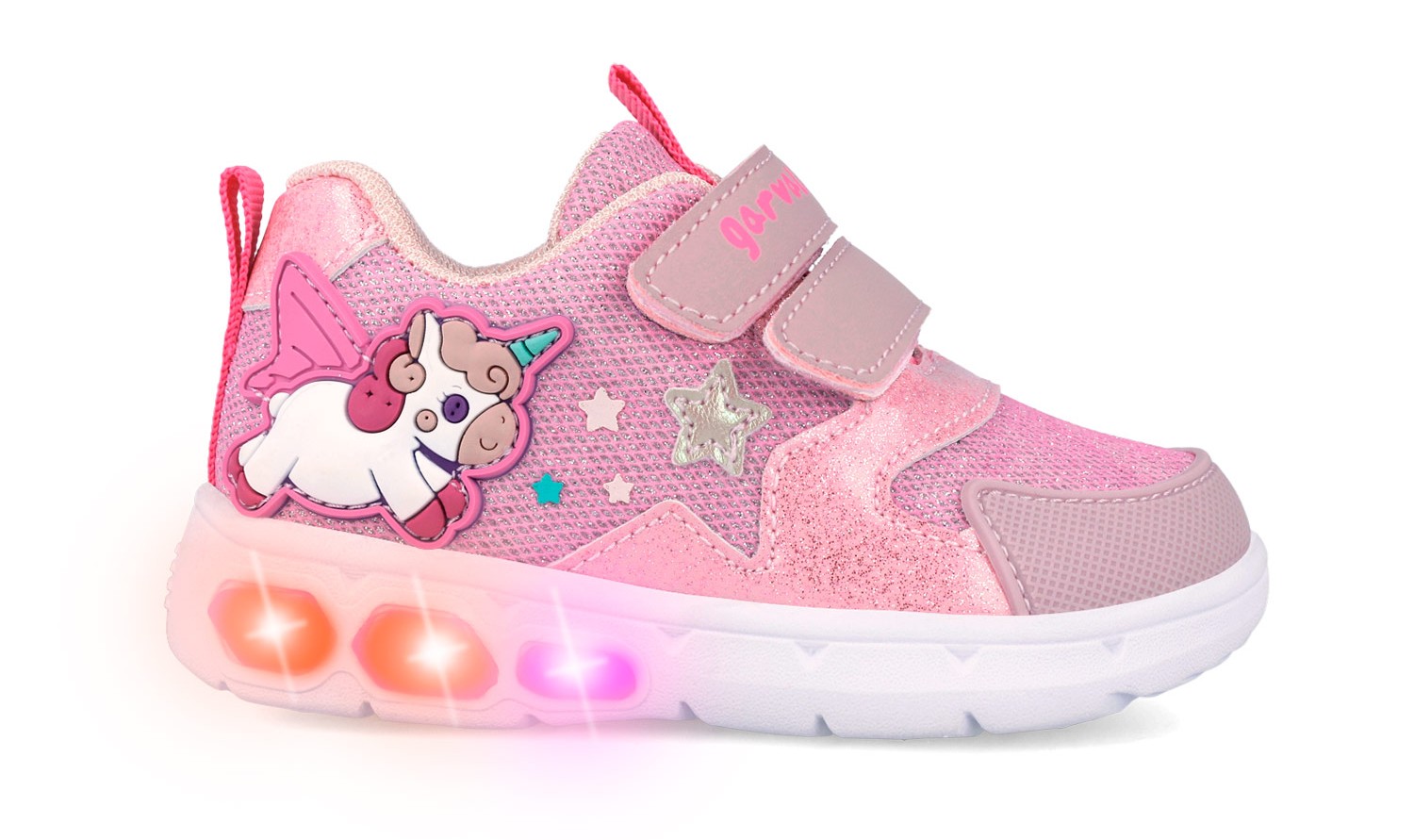 Levně Biomecanics Svítící tenisky Garvalín 262720-A032 Rosa