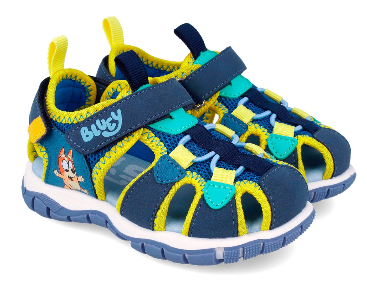 Levně Biomecanics Dětské sandálky Garvalín 262858-A008 Azul s Bluey