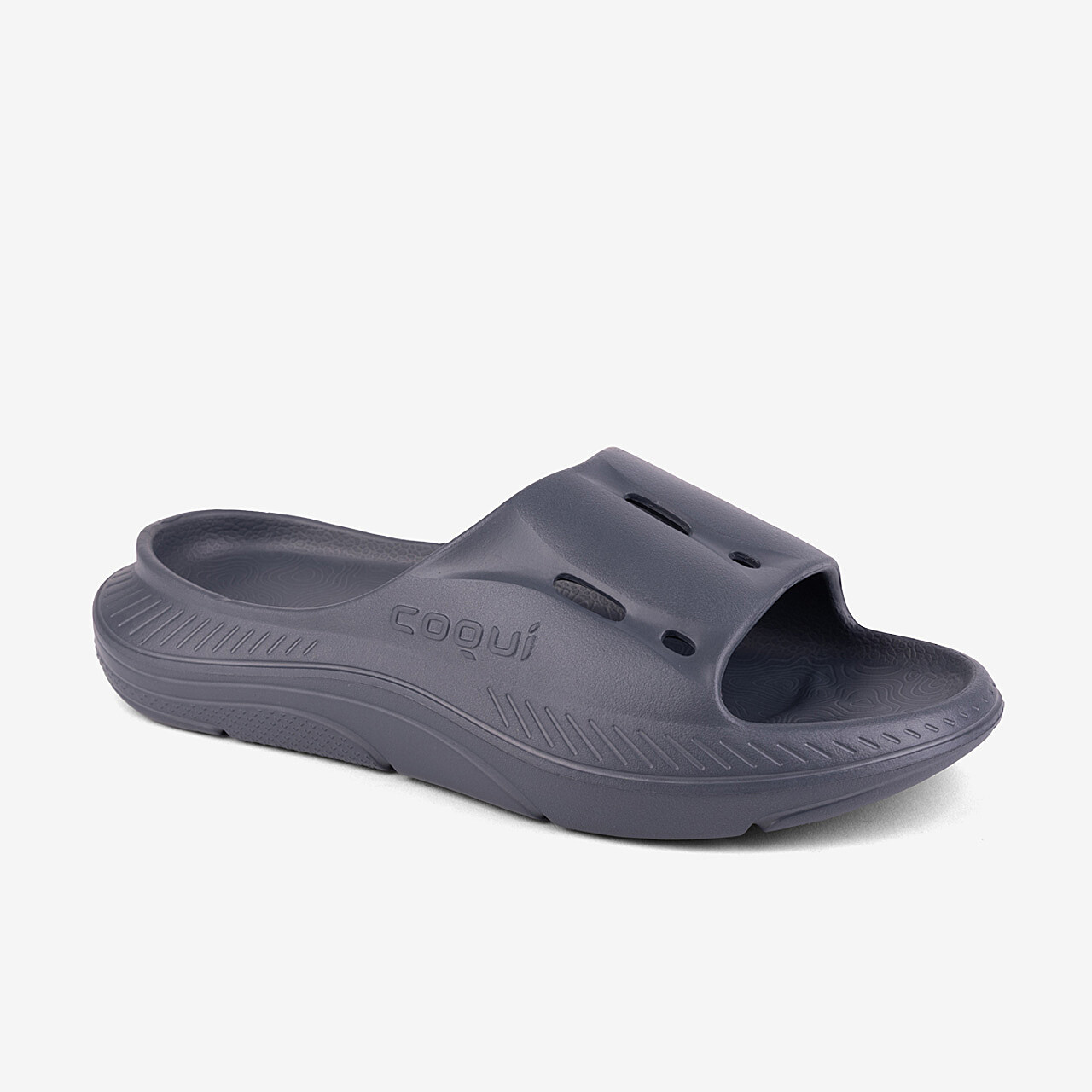 Levně Pánské pantofle Coqui Kobe Lead Grey 2521