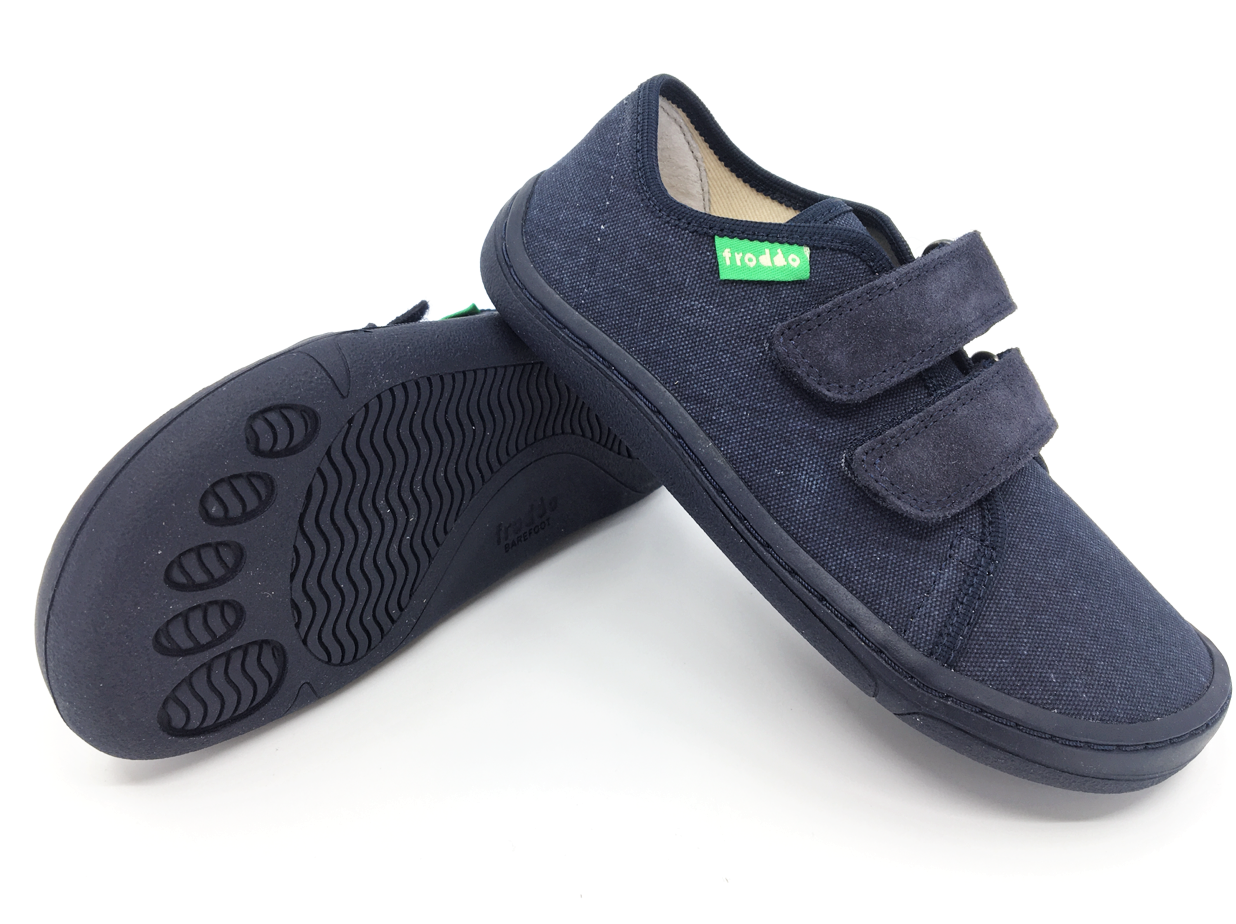 Barefoot tenisky Froddo Dark Blue+ textilní G1700283-5 Velikost: 37