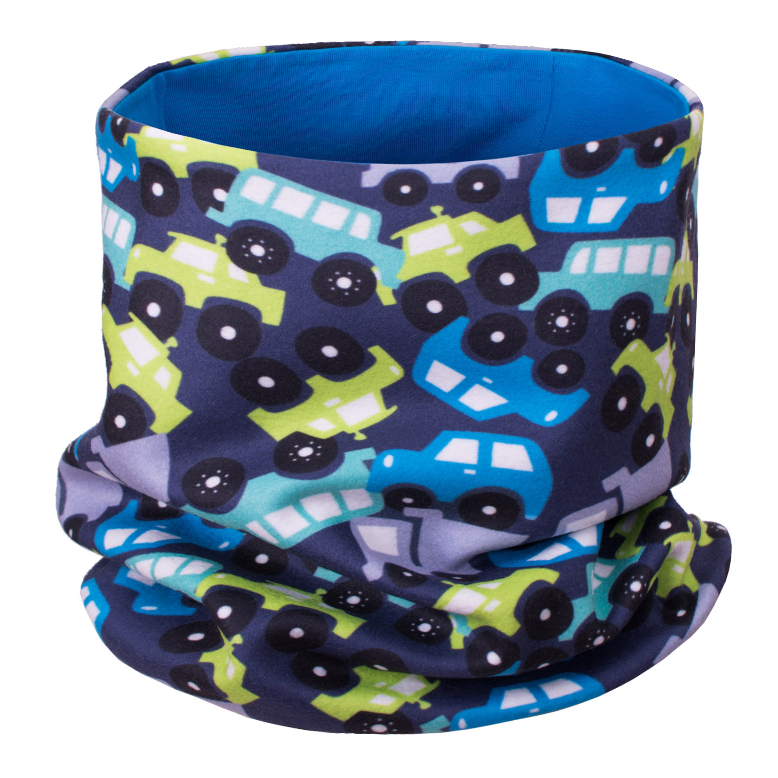 UNUO Nákrčník UNI Fleece Autíčka