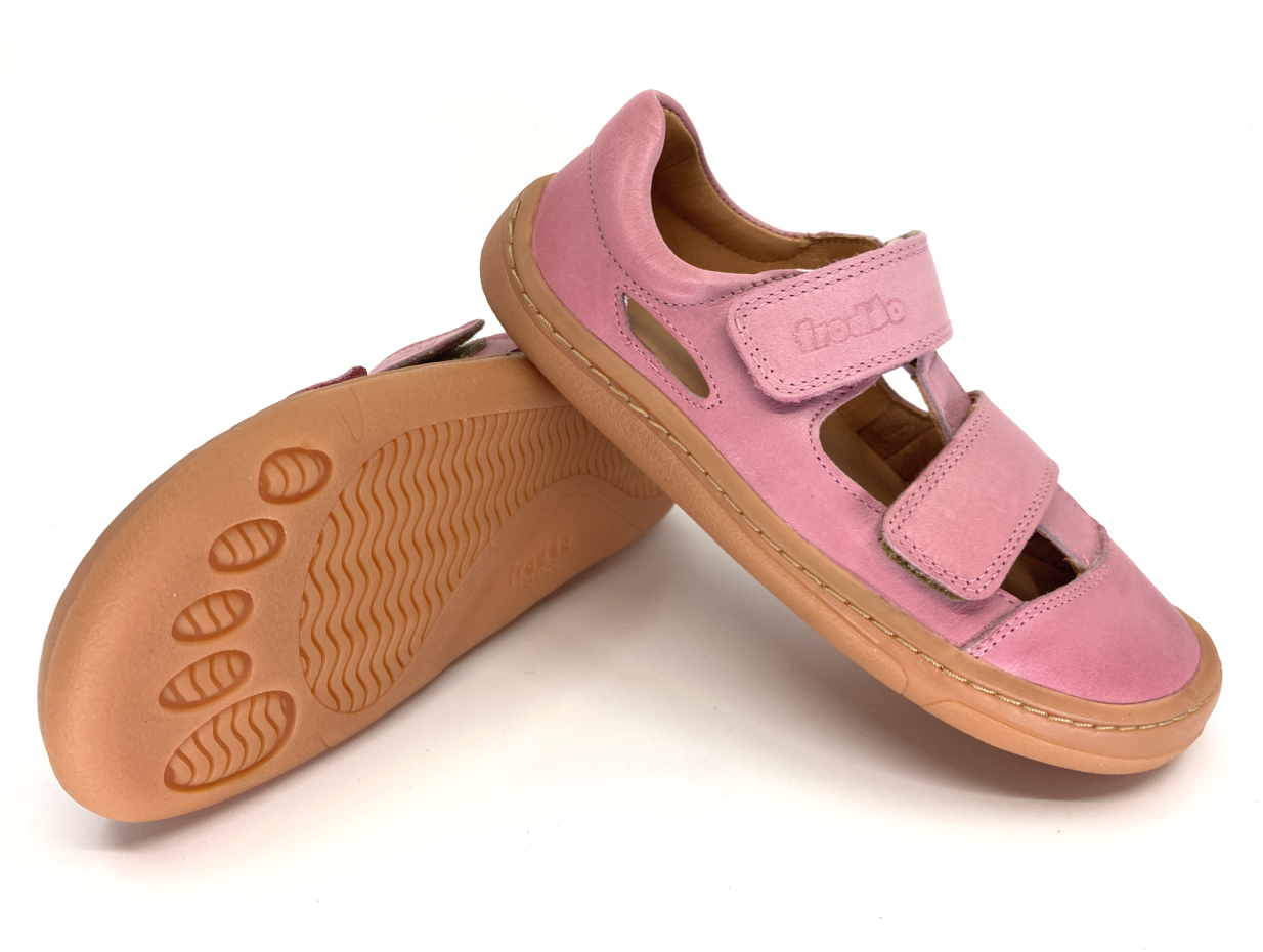 Levně Barefoot sandále Froddo G3150197-5 Pink