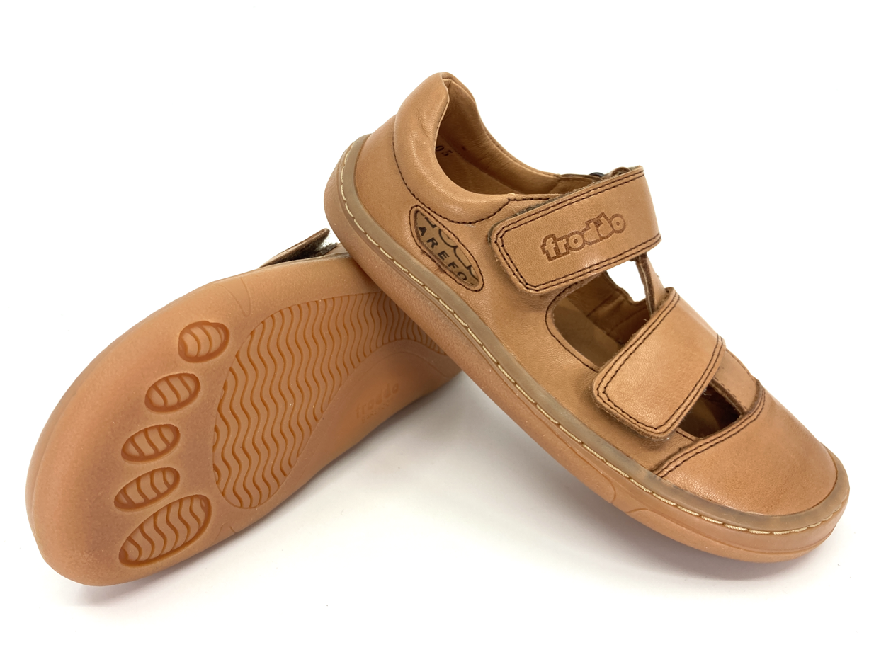 Levně Barefoot sandále Froddo G3150197 Brown