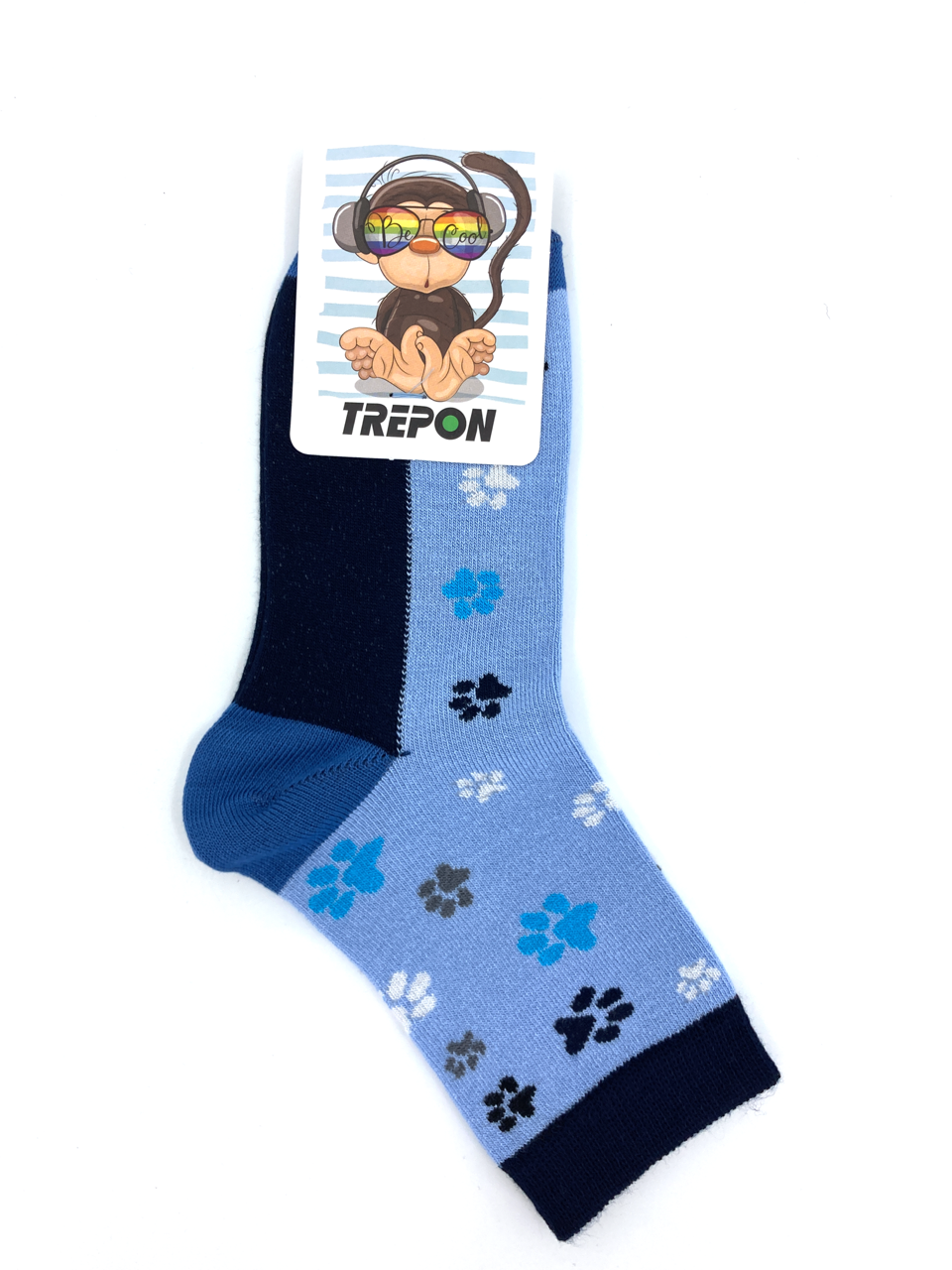 Bambusové ponožky Trepon Stopík modrá Velikost: 23 - 26