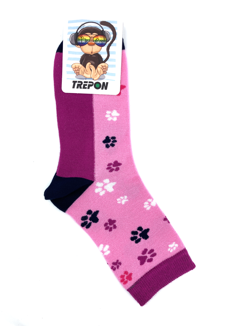 Bambusové ponožky Trepon Stopík růžová Velikost: 23 - 26
