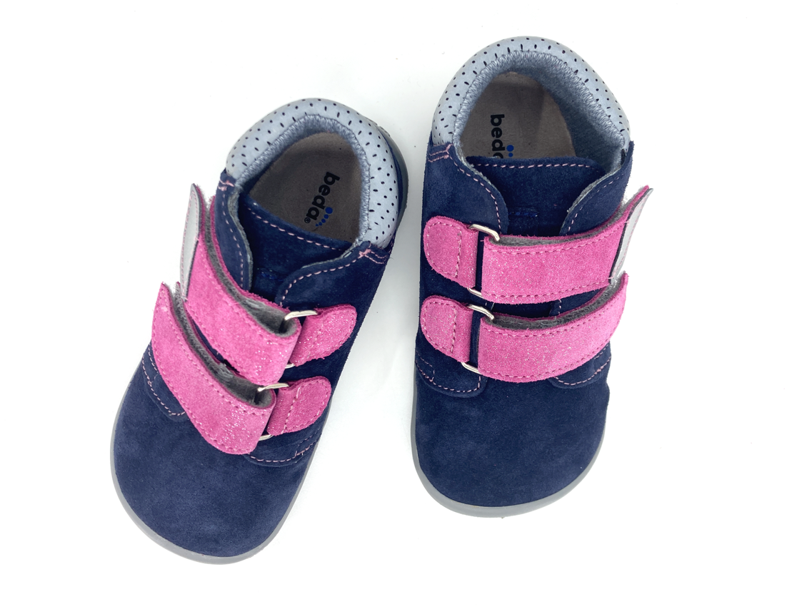 Beda Barefoot OCEAN Shine - kotníkové s membránou Velikost: 20, Vnitřní délka boty: 12,4 cm, Vnitřní šířka boty: 6,2 cm
