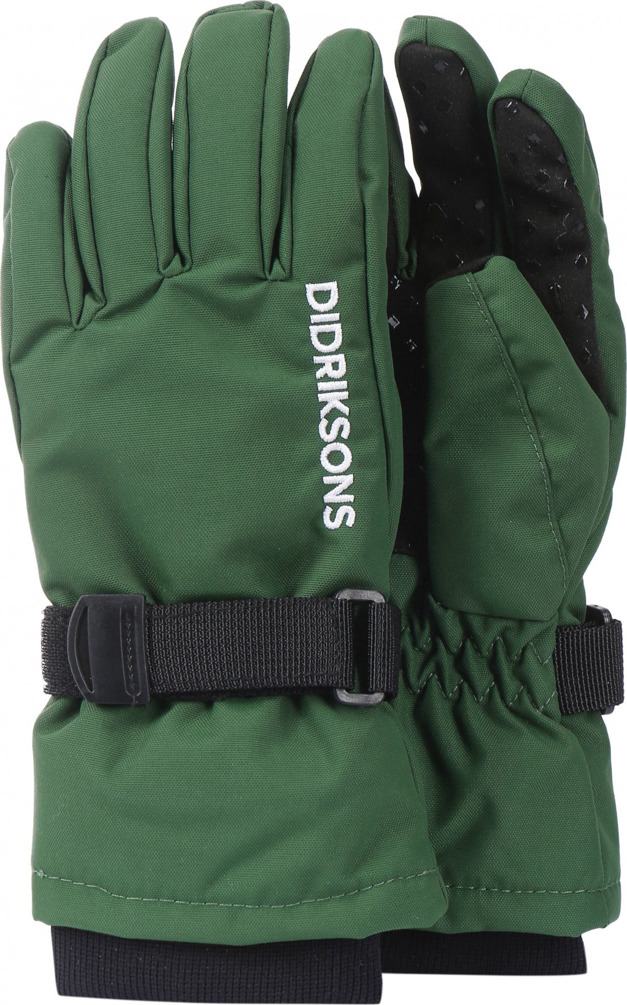 Didriksons Rukavice D1913 BIGGLES FIVE prstové dětské - zelená Velikost: 6-8