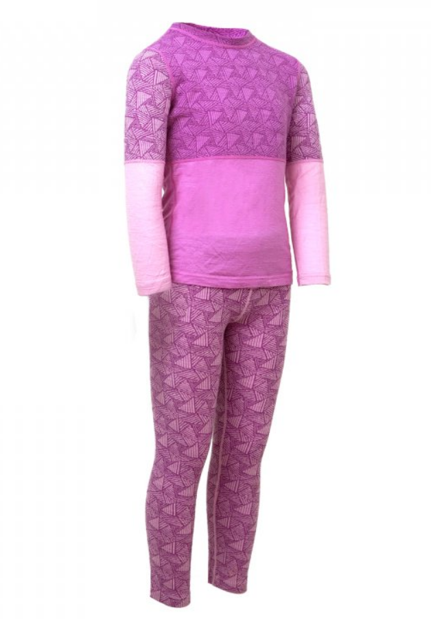 UNUO Dětské merino termo prádlo Sharp holka Velikost: 122 - 128