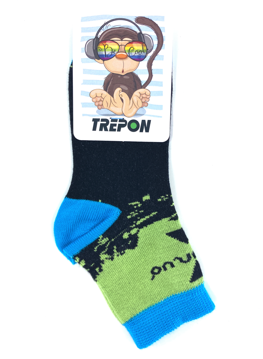 Bambusové ponožky UNUO by Trepon METRICON zelené Velikost: 19 - 22