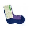 dětské merino ponožky surtex modré s fialovou