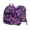 BAAGL SET 3 Skate Violet: batoh, penál a sáček