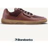 Barefoot tenisky Barebarics Bravo - Maroon Brown