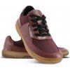Barefoot tenisky Barebarics Bravo - Maroon Brown