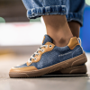 Barefoot tenisky Barebarics Kudos - Brown & Blue