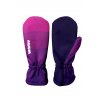 wamu detske softshellove rukavice mozaika fialova
