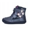svítící dětské zimní boty DDstep w078 320b Royal Blue